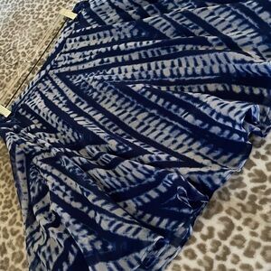 Calvin Klein Blue and White Tie-Dye Skirt..NWOT